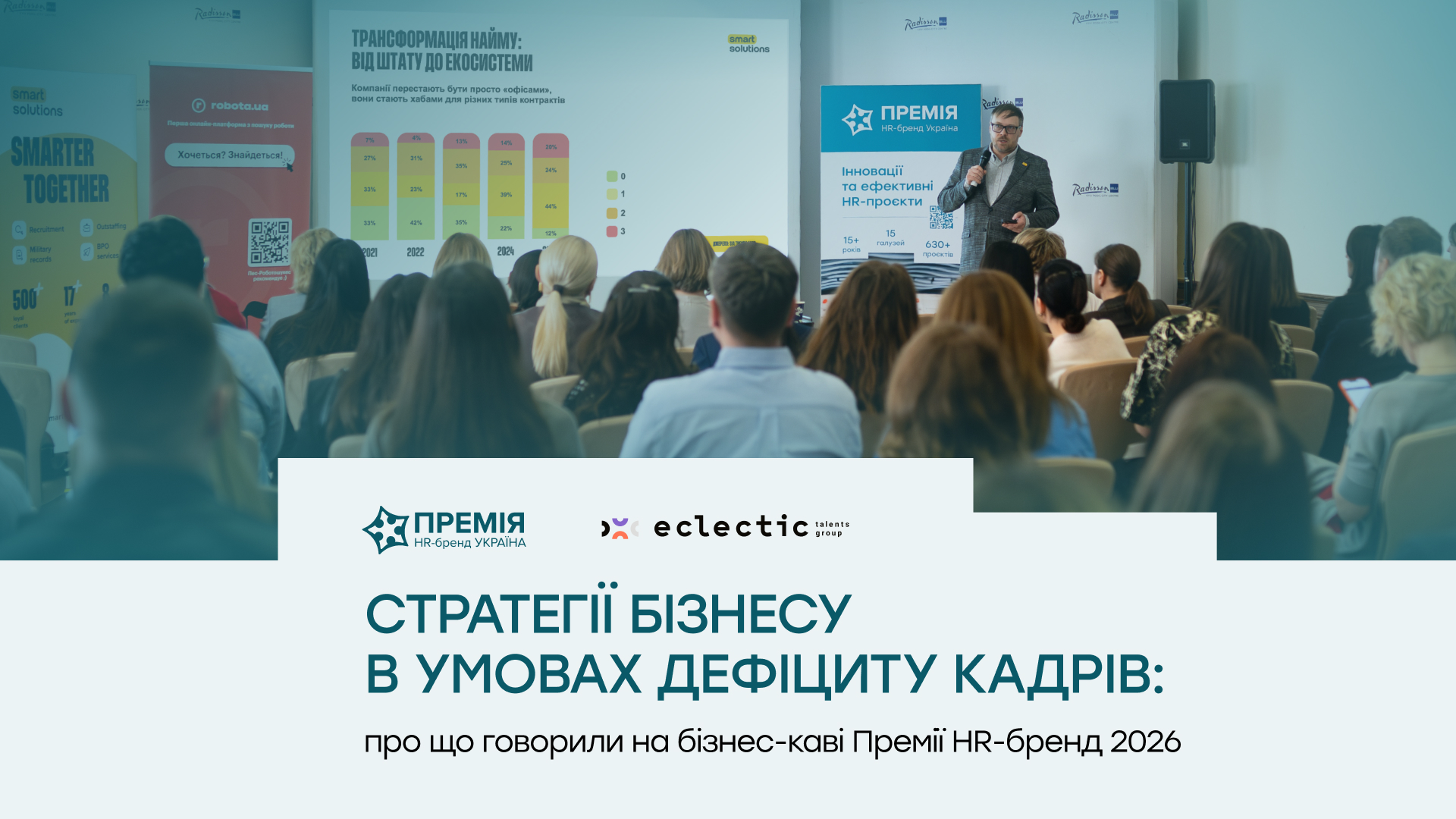 Стратегії бізнесу в умовах дефіциту кадрів: про що говорили на бізнес-каві Премії HR-бренд 2026